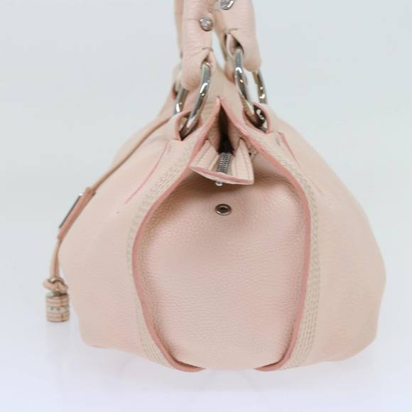 CELINE Hand Bag Leather Pink Auth 63531 - Picture 4 of 16